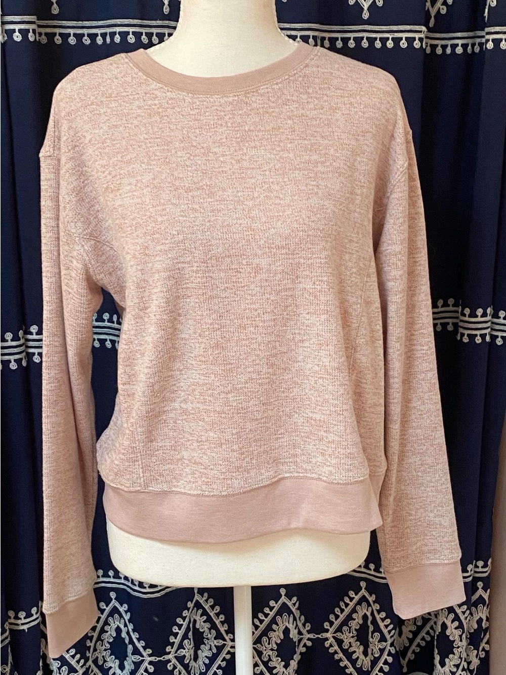 Lightweight Blush Crewneck Sweater for Women